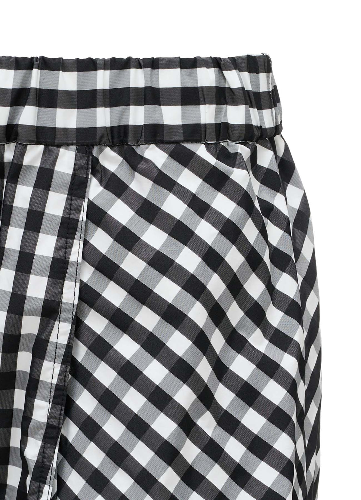 MEMORY TAFFETA PLAID SKIRT