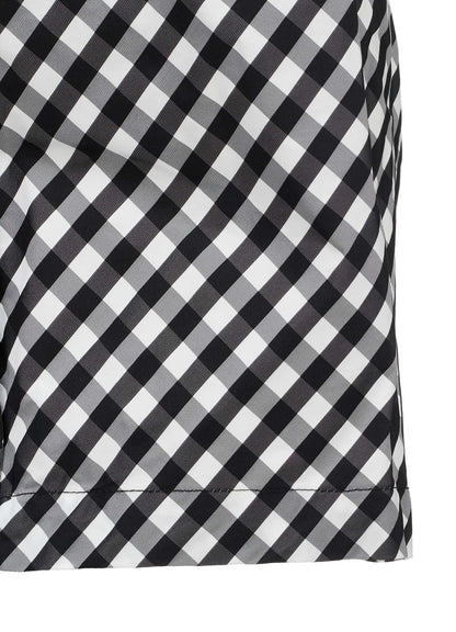 MEMORY TAFFETA PLAID SKIRT