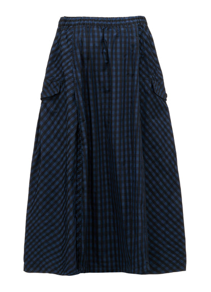 MEMORY TAFFETA PLAID SKIRT
