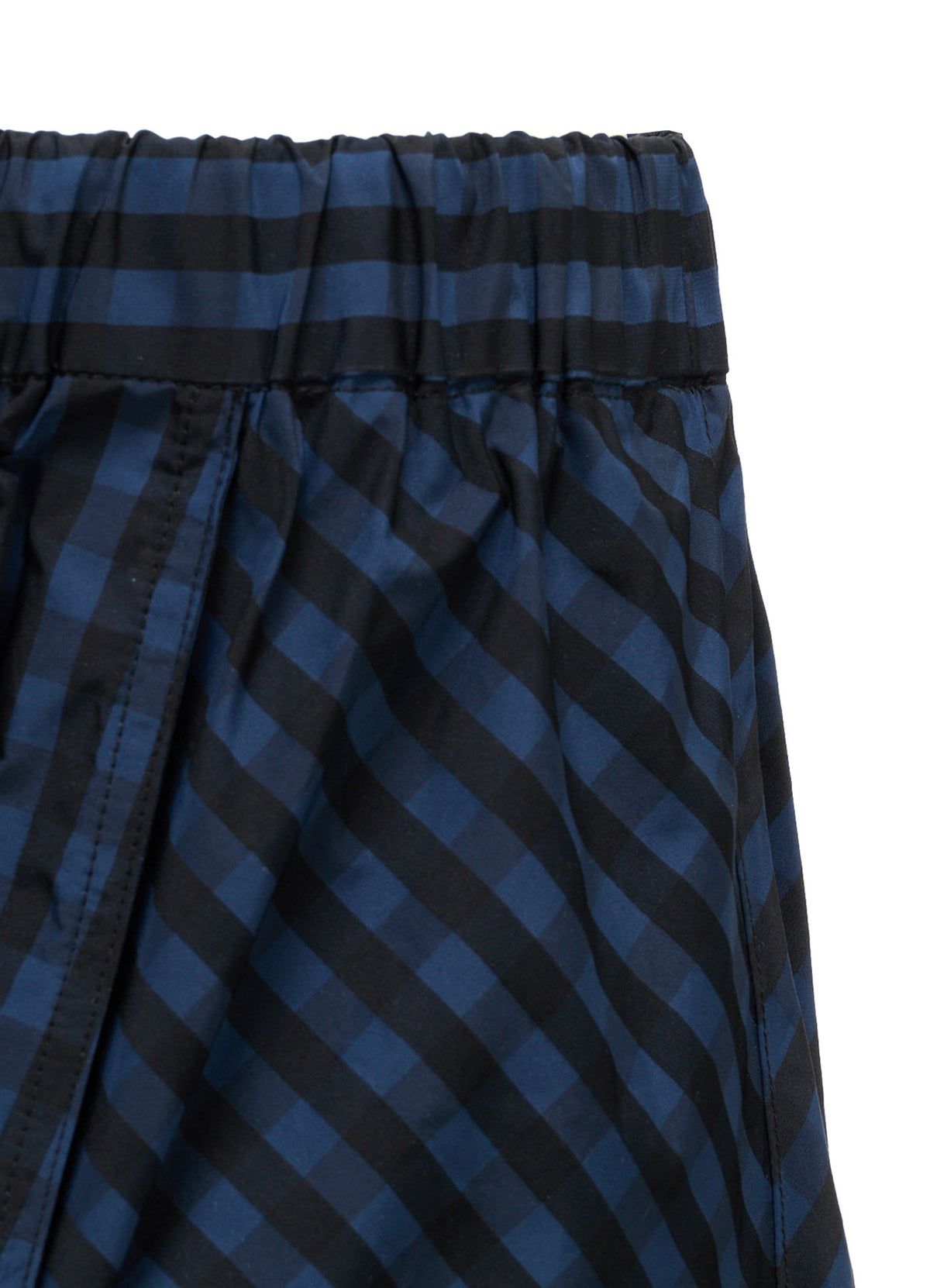MEMORY TAFFETA PLAID SKIRT