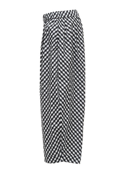 MEMORY TAFFETA PLAID PANTS