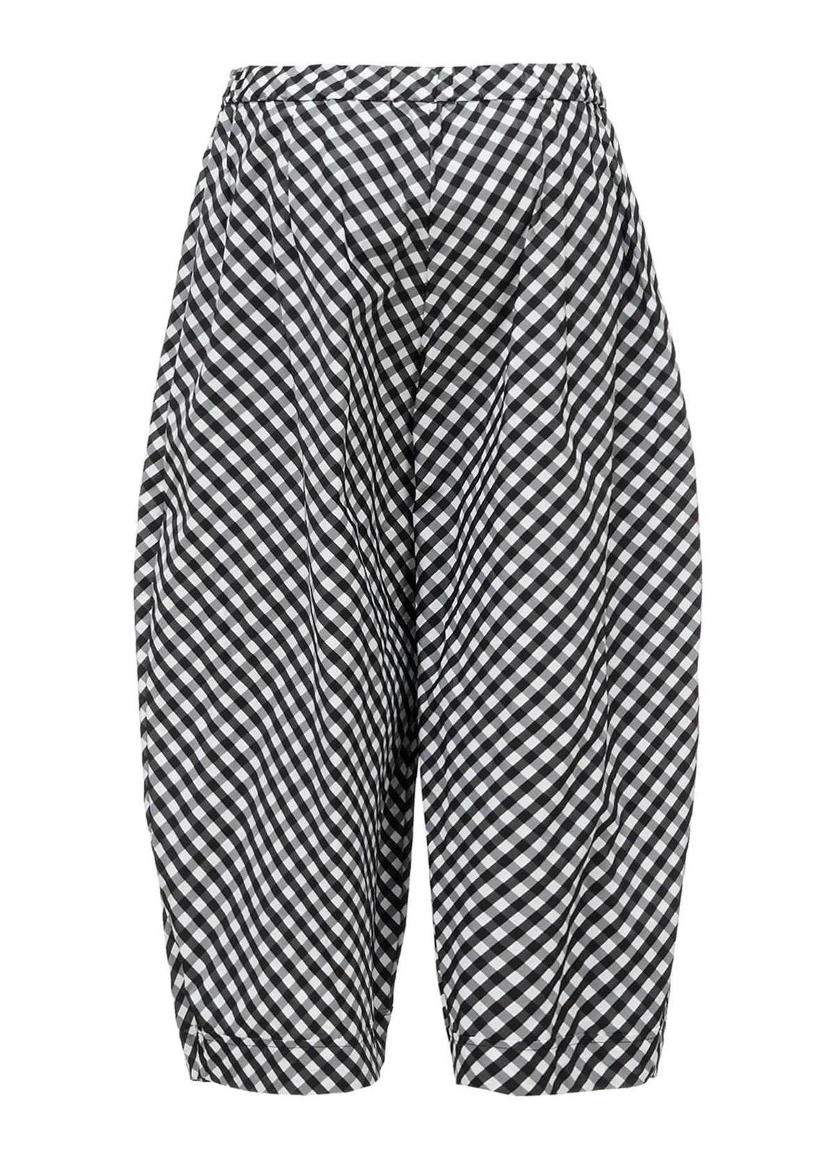 MEMORY TAFFETA PLAID PANTS