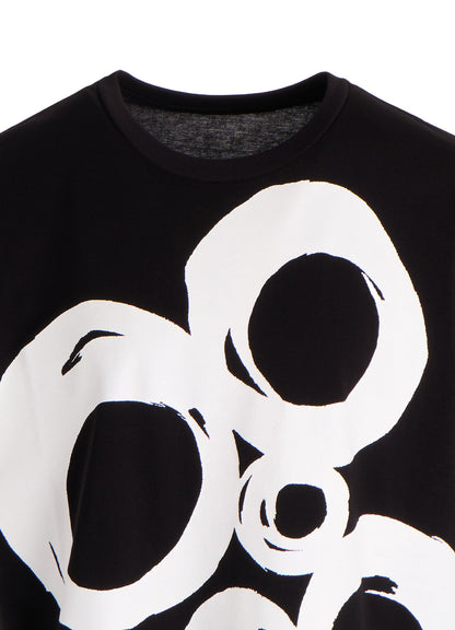 64/2 COTTON JERSEY BIG CIRCLE PRINT HALF SLEEVE SHIRT