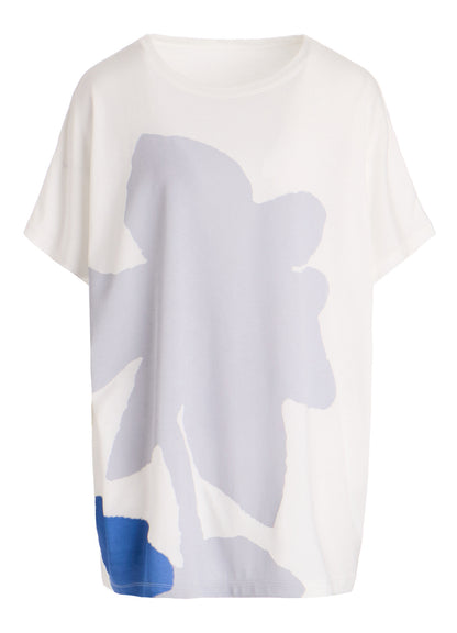 COTTON RAYON JERSEY DOLMAN SLEEVE TUNIC