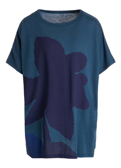 COTTON RAYON JERSEY DOLMAN SLEEVE TUNIC