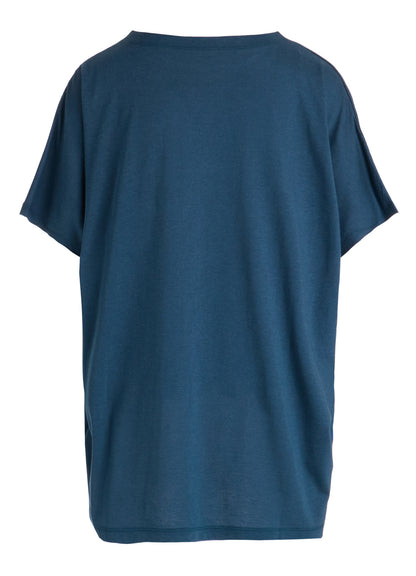 COTTON RAYON JERSEY DOLMAN SLEEVE TUNIC
