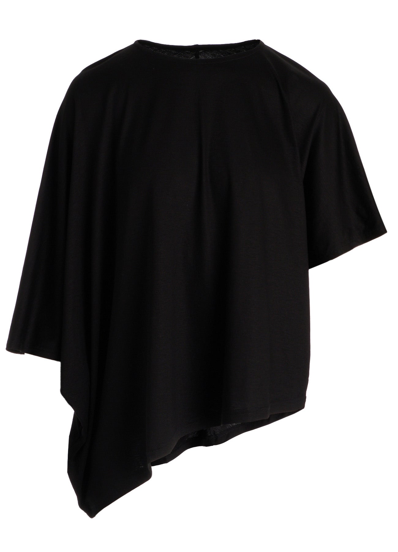 TENCEL COTTON JERSEY ASYMMETRIC PULLOVER