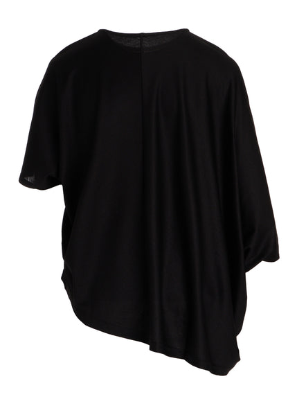 TENCEL COTTON JERSEY ASYMMETRIC PULLOVER