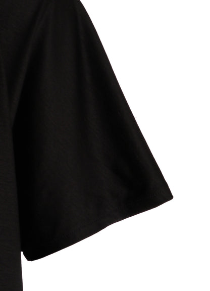 TENCEL COTTON JERSEY ASYMMETRIC PULLOVER