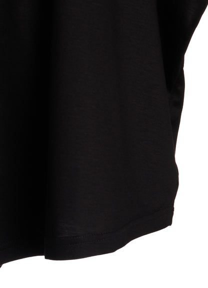 TENCEL COTTON JERSEY ASYMMETRIC PULLOVER