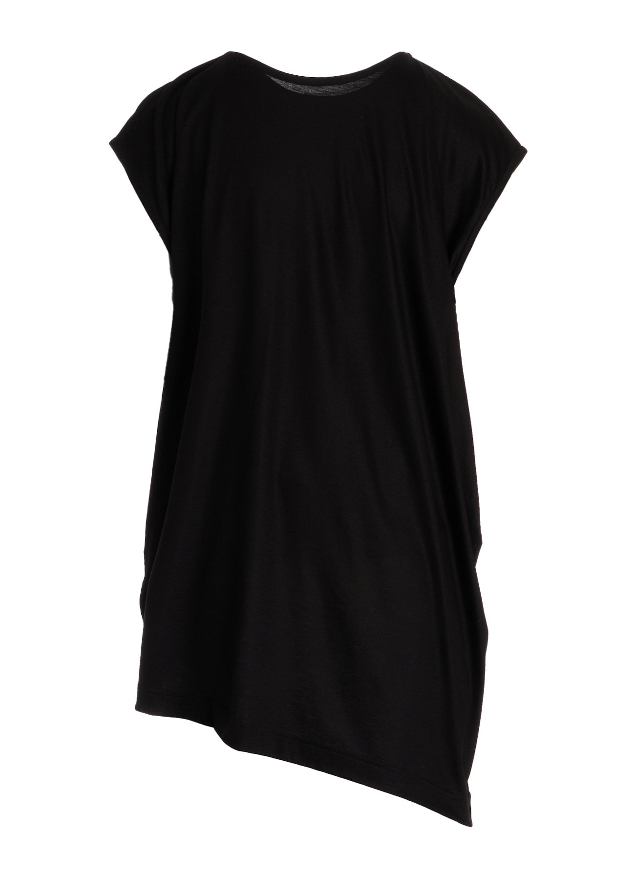 TENCEL COTTON JERSEY ASYMMETRIC HEM VEST