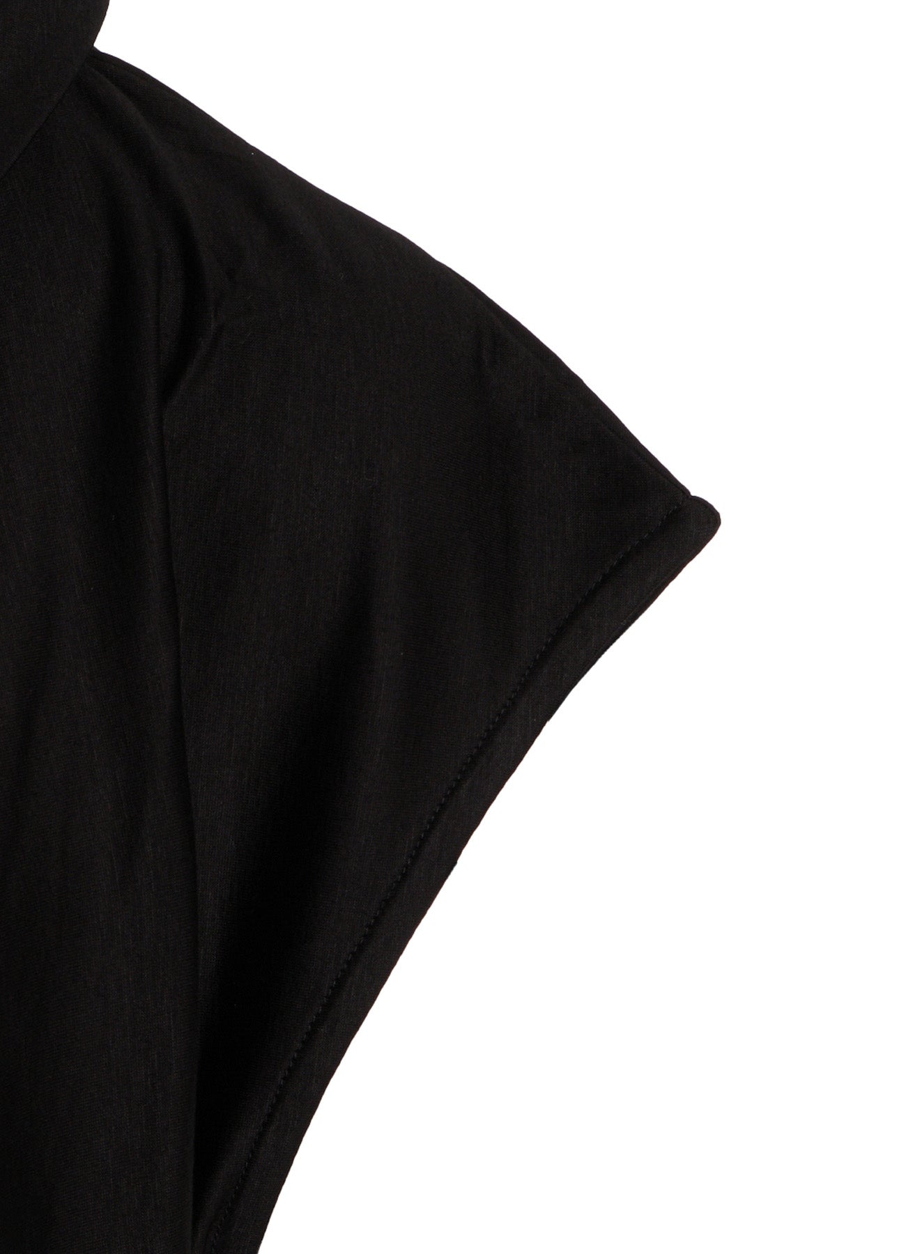 TENCEL COTTON JERSEY ASYMMETRIC HEM JUMPER DRESS