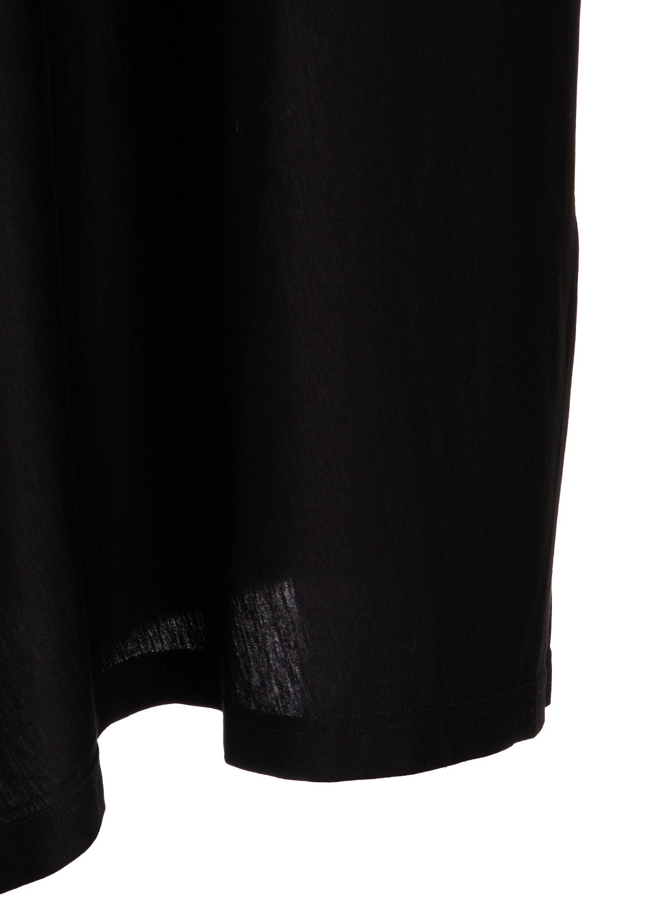 TENCEL COTTON JERSEY ASYMMETRIC HEM JUMPER DRESS