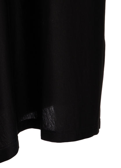 TENCEL COTTON JERSEY ASYMMETRIC HEM JUMPER DRESS
