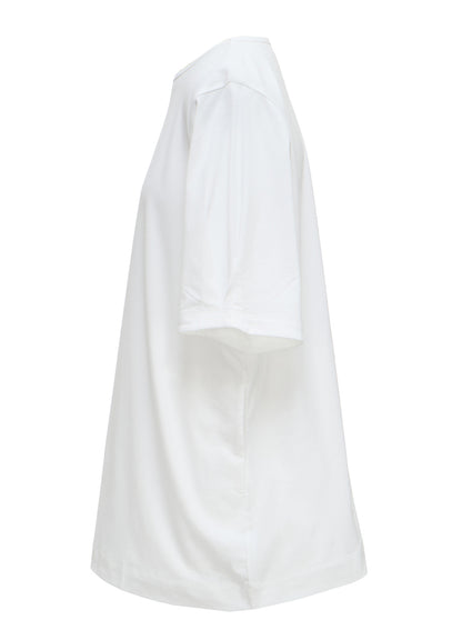 LONG STAPLE COTTON JERSEY HALF SLEEVE TUNIC