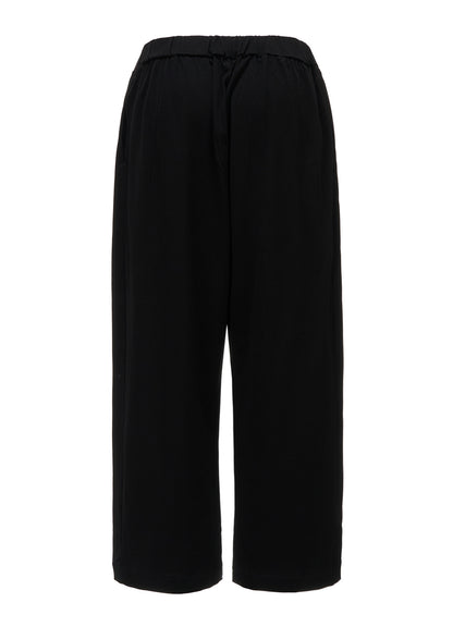 LONG STAPLE COTTON JERSEY FRONT TUCK 4/5 LENGTH PANTS