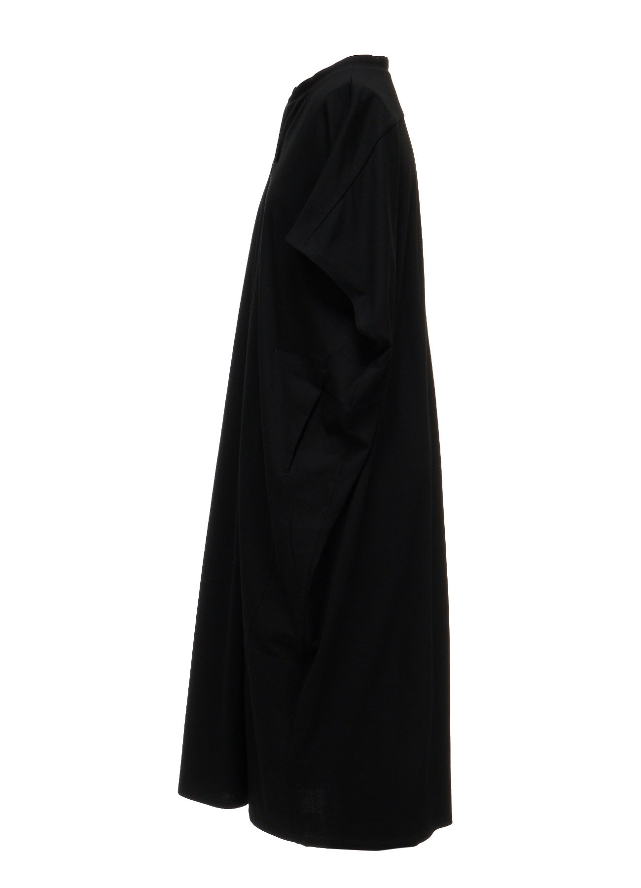 LONG STAPLE COTTON JERSEY SLIT NECK ONE PIECE