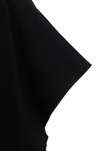 LONG STAPLE COTTON JERSEY SLIT NECK ONE PIECE