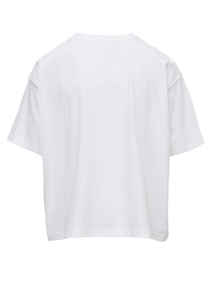 COTTON JERSEY DOT PRINT T-SHIRT