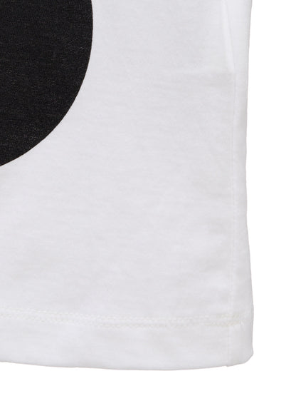 COTTON JERSEY DOT PRINT T-SHIRT
