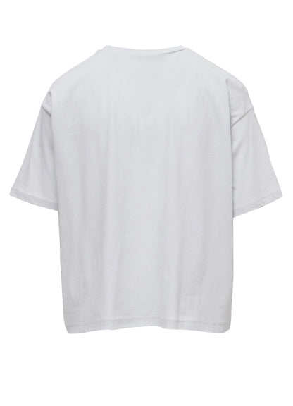 COTTON JERSEY DOT PRINT T-SHIRT