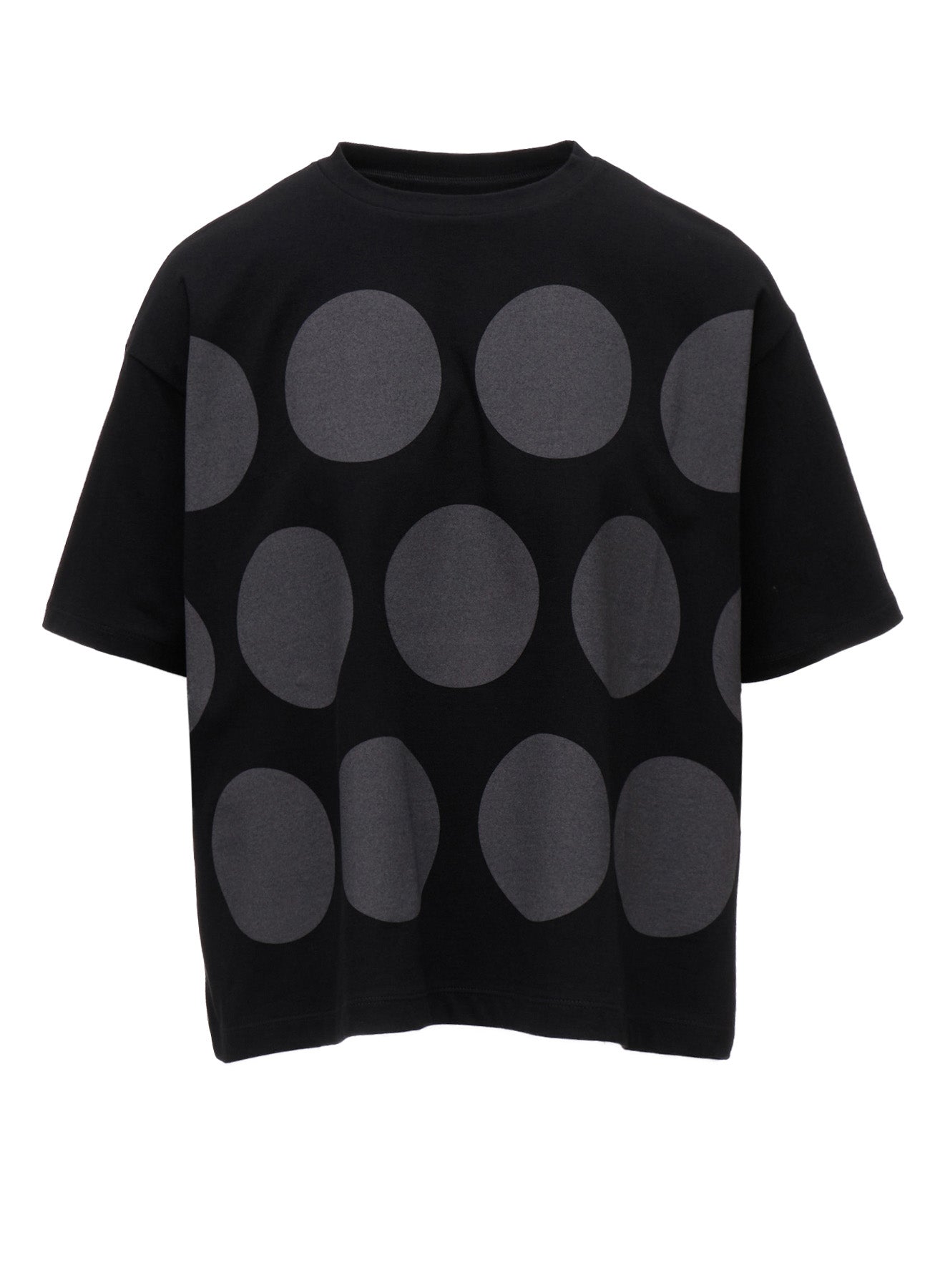 COTTON JERSEY DOT PRINT T-SHIRT