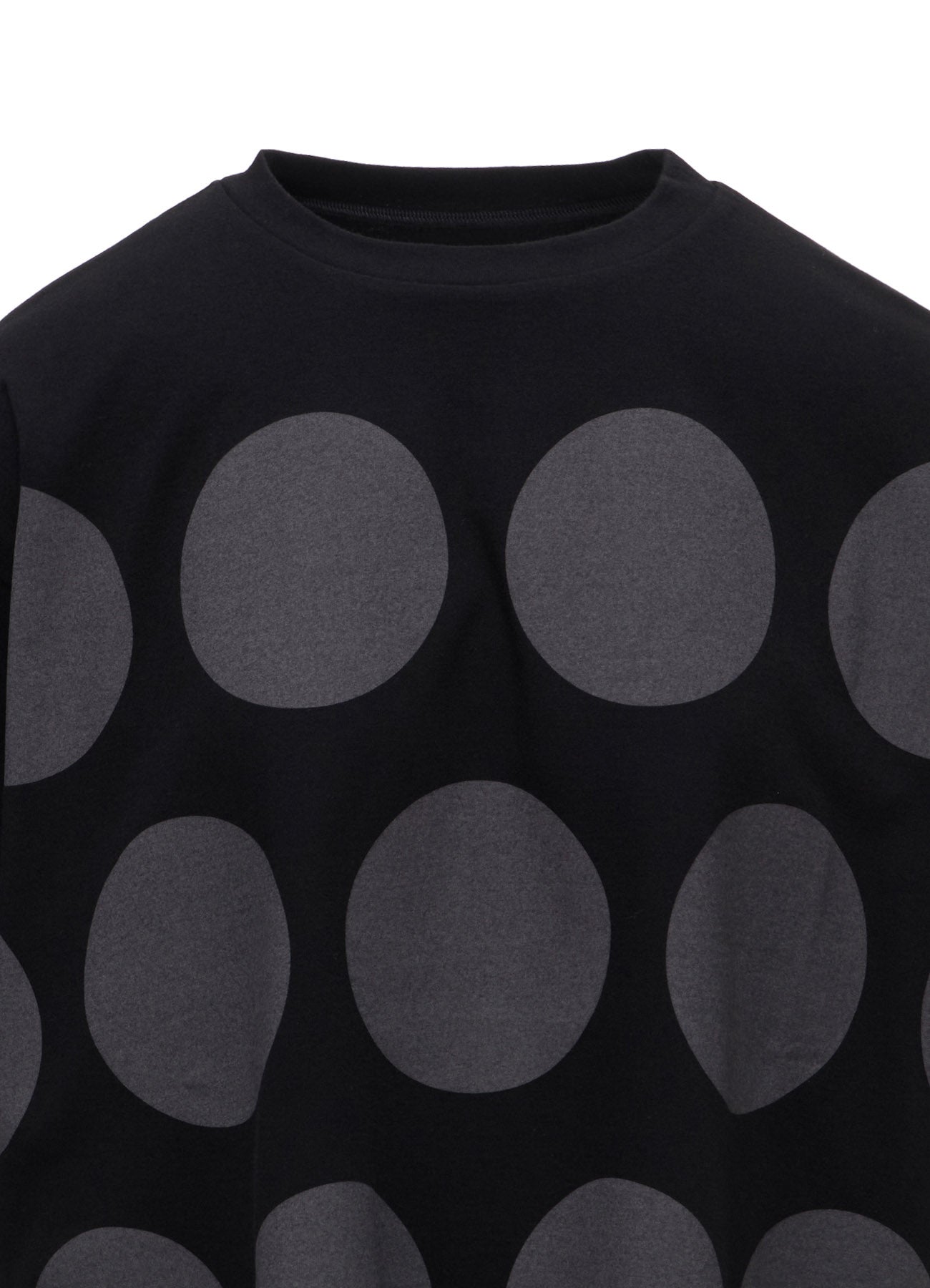 COTTON JERSEY DOT PRINT T-SHIRT