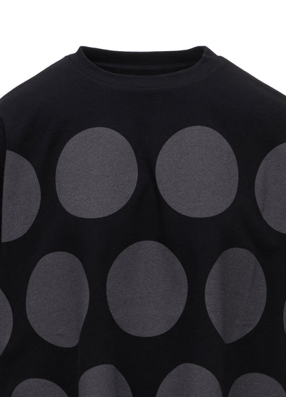 COTTON JERSEY DOT PRINT T-SHIRT