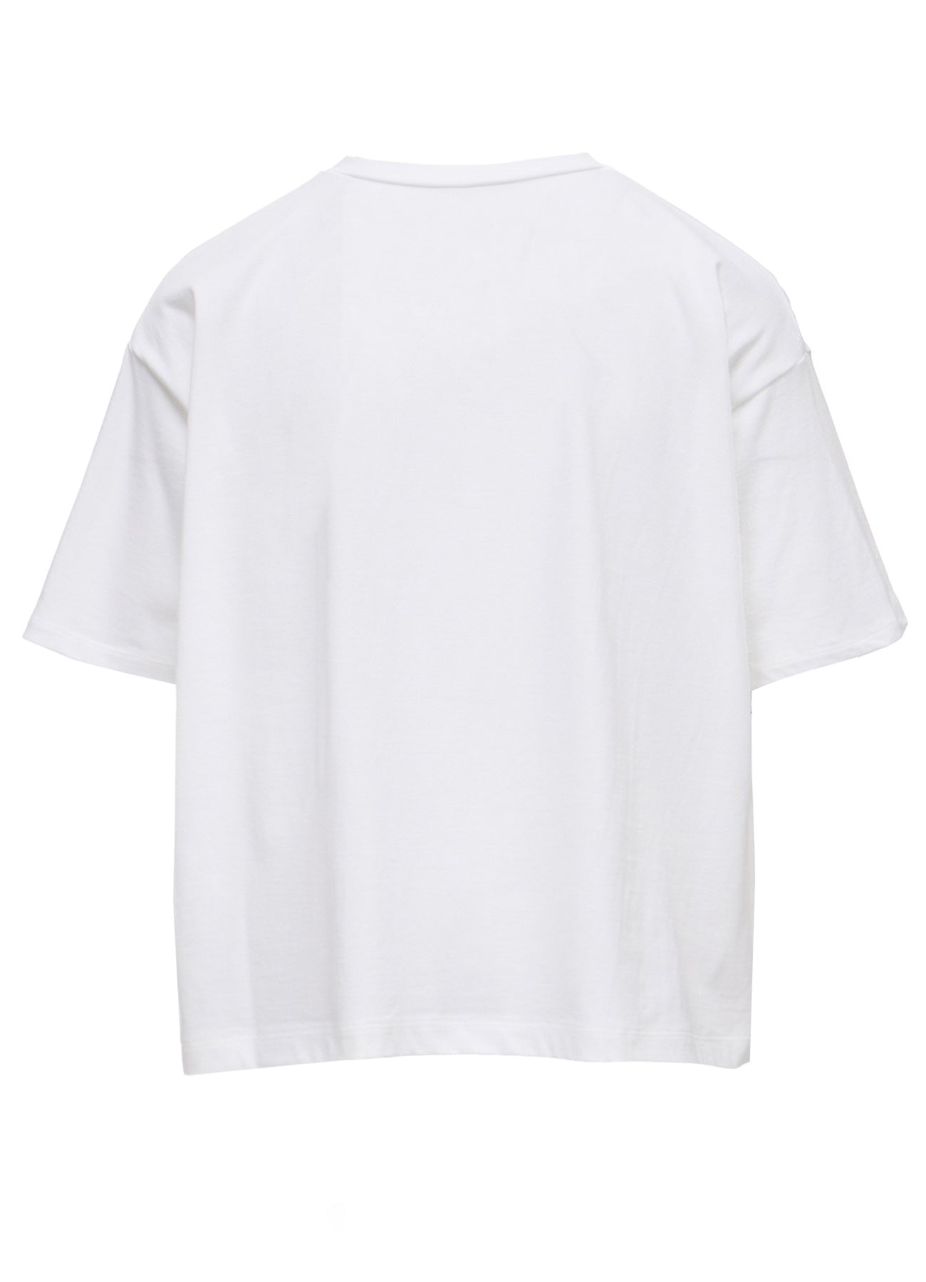 COTTON JERSEY HOUNDSTOOTH PRINT T-SHIRT