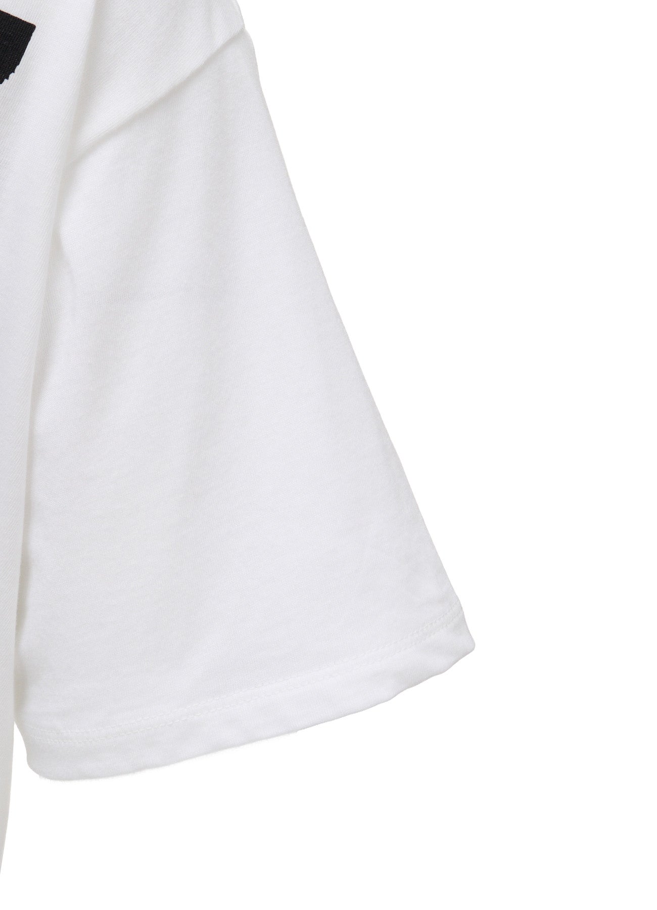 COTTON JERSEY HOUNDSTOOTH PRINT T-SHIRT