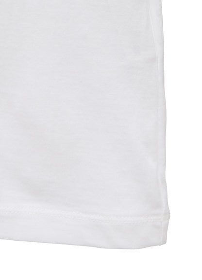 COTTON JERSEY HOUNDSTOOTH PRINT T-SHIRT