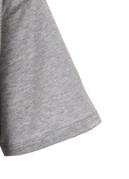 COTTON JERSEY HOUNDSTOOTH PRINT T-SHIRT