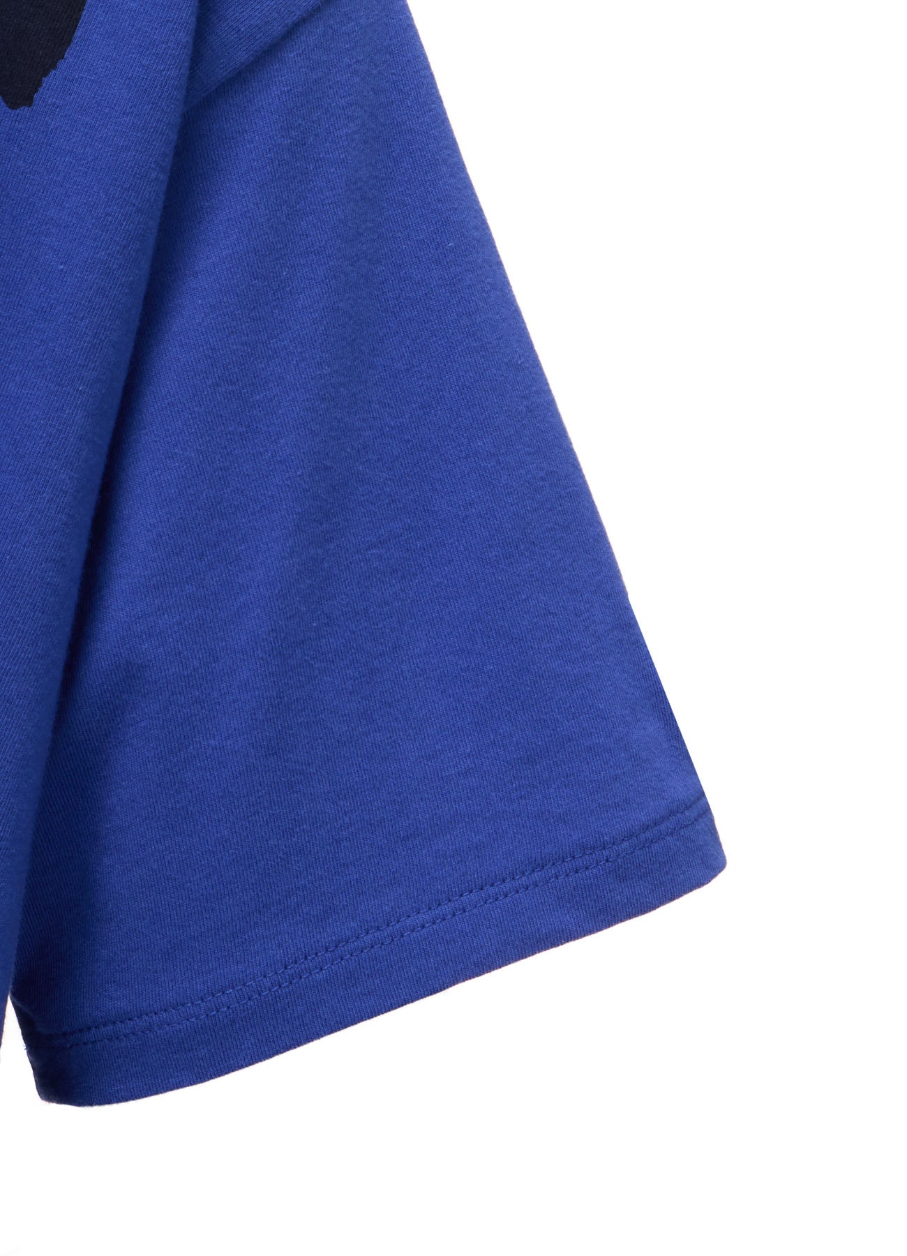 COTTON JERSEY HOUNDSTOOTH PRINT T-SHIRT