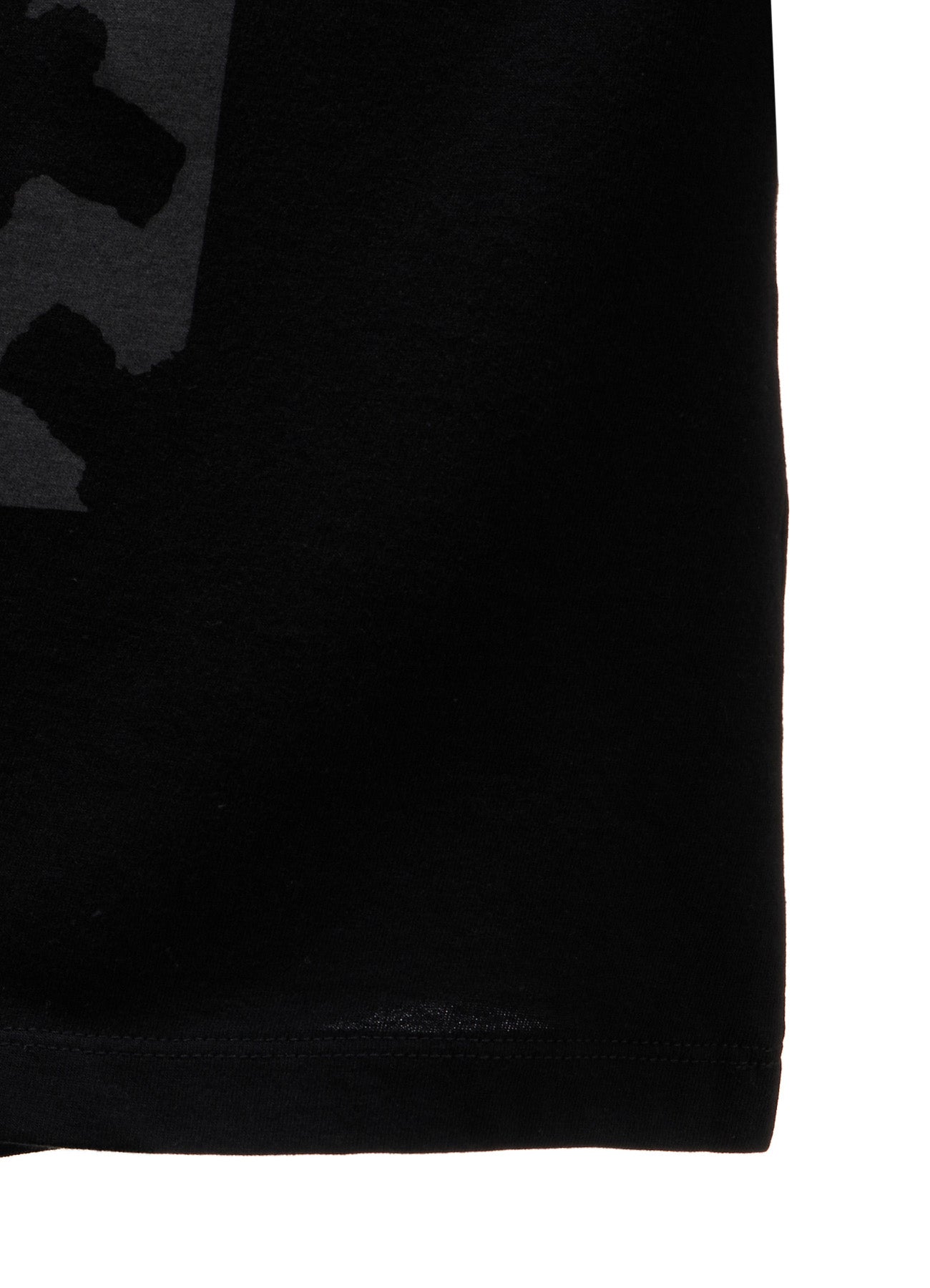 COTTON JERSEY HOUNDSTOOTH PRINT T-SHIRT