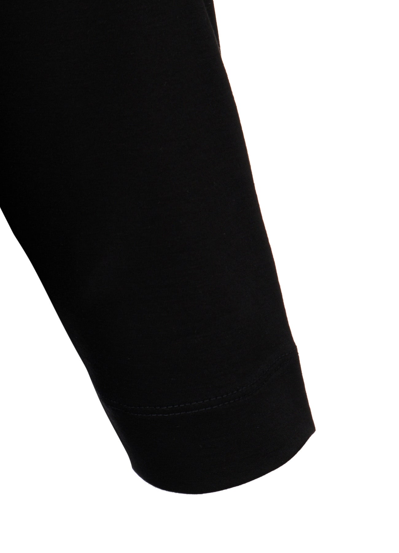 TENCEL COTTON JERSEY ASYMMETRIC HEM SHIRT