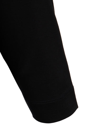 TENCEL COTTON JERSEY ASYMMETRIC HEM SHIRT