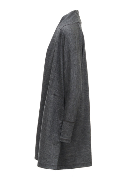 WASHABLE WOOL JERSEY CARDIGAN