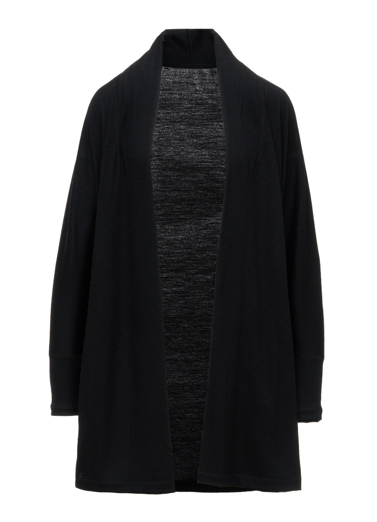 WASHABLE WOOL JERSEY CARDIGAN