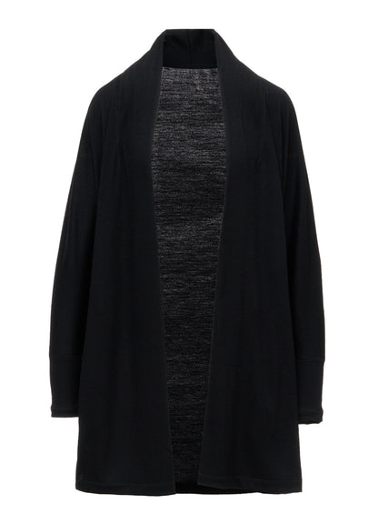 WASHABLE WOOL JERSEY CARDIGAN
