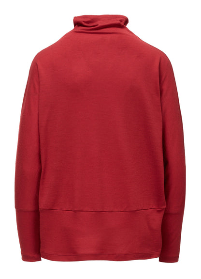 WASHABLE WOOL JERSEY PULLOVER