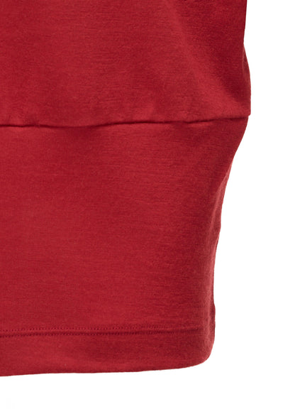 WASHABLE WOOL JERSEY PULLOVER