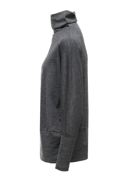 WASHABLE WOOL JERSEY PULLOVER