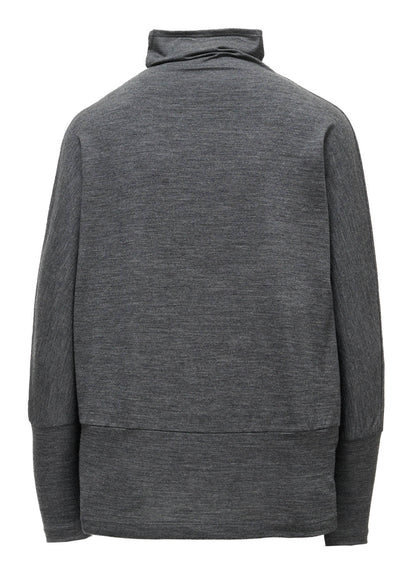 WASHABLE WOOL JERSEY PULLOVER