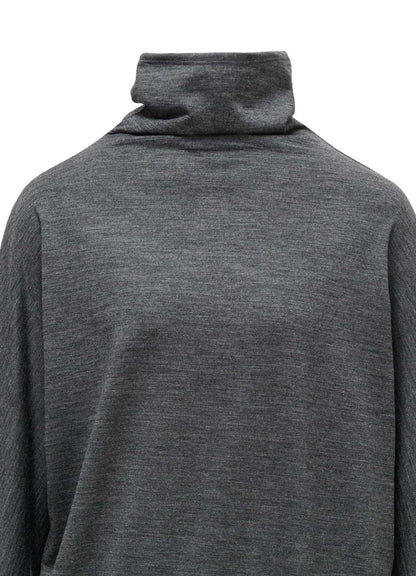 WASHABLE WOOL JERSEY PULLOVER