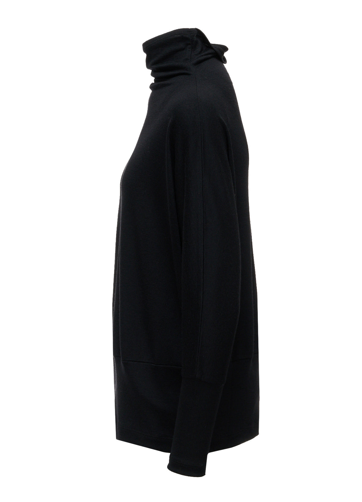 WASHABLE WOOL JERSEY PULLOVER