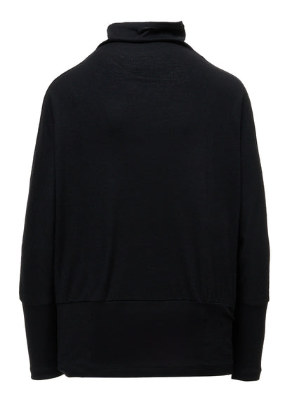 WASHABLE WOOL JERSEY PULLOVER