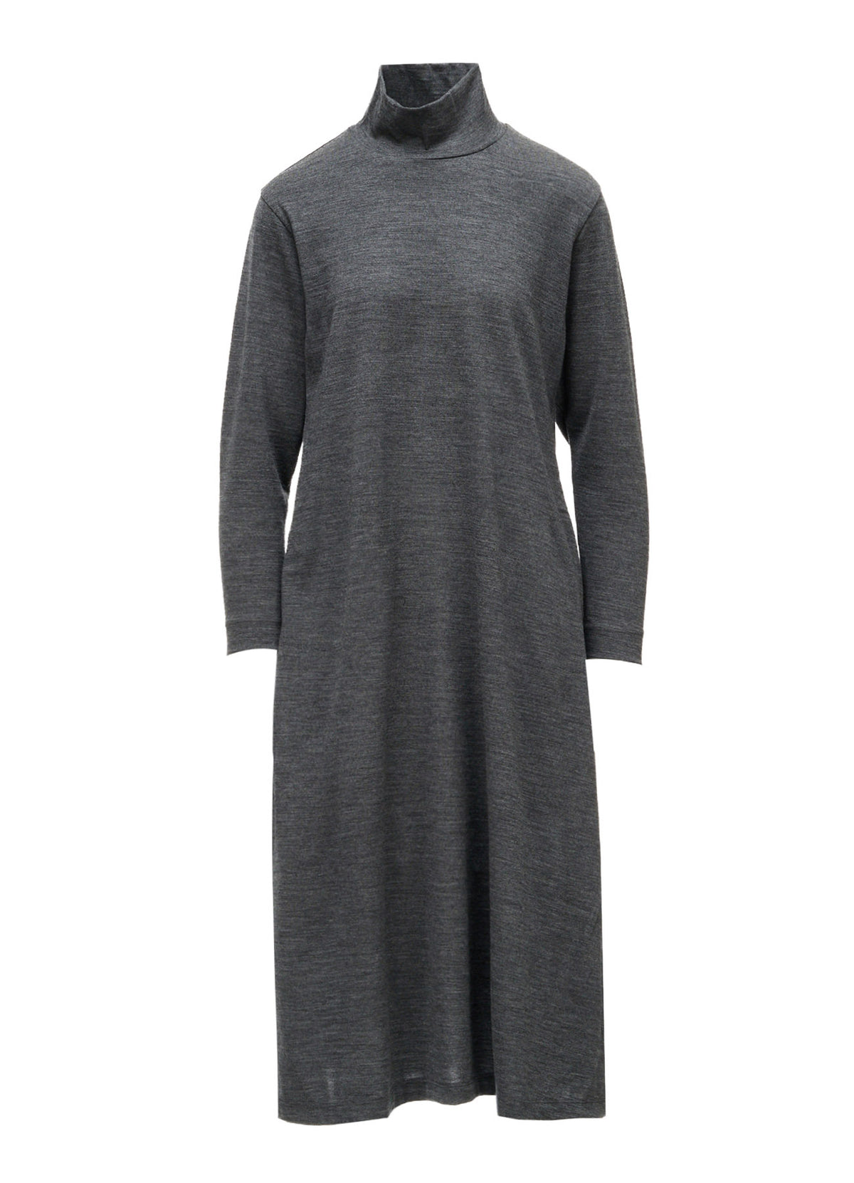 WASHABLE WOOL JERSEY HIGH NECK ONE PIECE