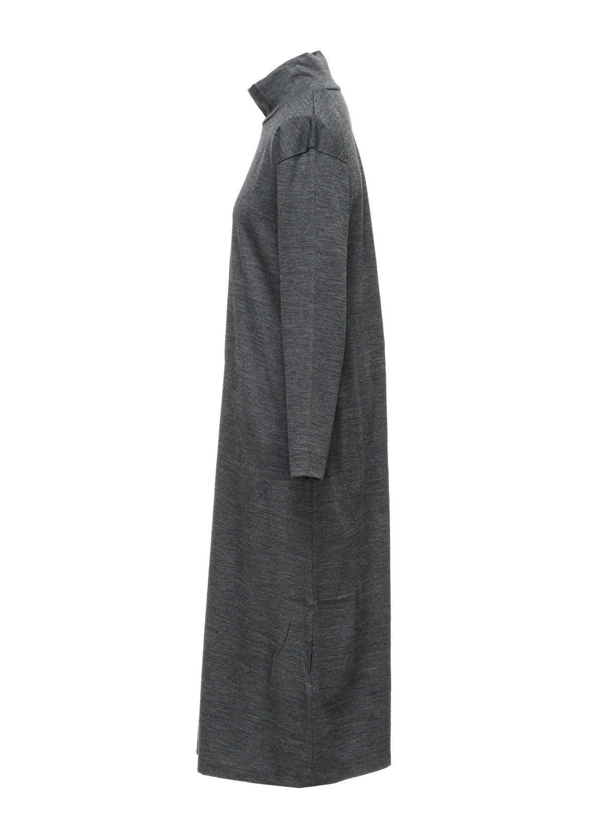 WASHABLE WOOL JERSEY HIGH NECK ONE PIECE