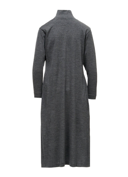 WASHABLE WOOL JERSEY HIGH NECK ONE PIECE