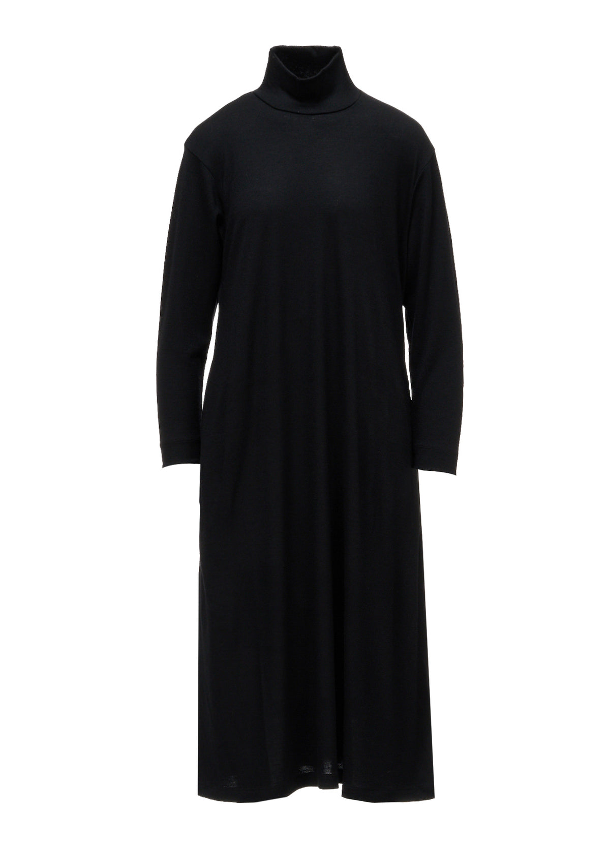 WASHABLE WOOL JERSEY HIGH NECK ONE PIECE
